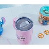 Silver Buffalo Disney Lilo & Stitch Angel Stainless Steel Tumbler With Handle | Holds 40 Ounces - 4 of 4