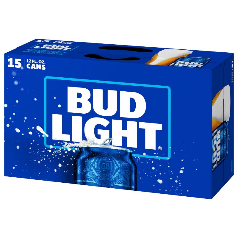 Bud Light Beer - 15pk/12 fl oz Cans, 3 of 12