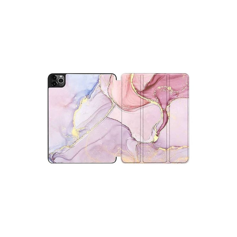 SaharaCase Marble Series Folio Case for Apple iPad Pro 11" (2nd 3rd and 4th Gen 2020-2022) Pink, 3 of 7