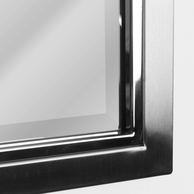 24&#34; x 30&#34; Classic Brushed Mirror Nickel/Chrome - Head West, 5 of 6