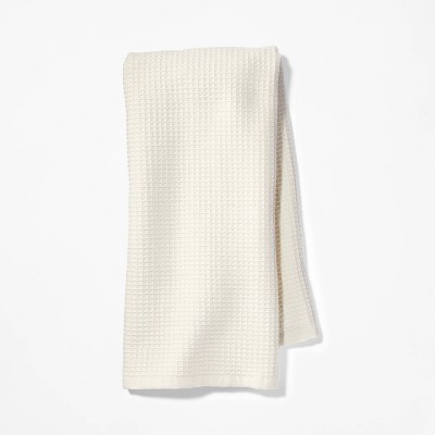 Waffle Weave Kitchen Towels 3 Pc. - Beige