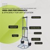 GoGreen Power (TR1800) Hand Truck/Luggage Truck, Grey, 150lb Capacity Luggage Cart - 4 of 4