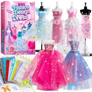 Joyfy Fashion Design Sewing Kit for Kids, 400 Pcs DIY Sewing Crafts with 3 Mannequins, Art and Crafts Toys Ideal Gifts for Girls Aged 8 to 12 - 1 of 4