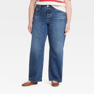 Women's Mid-Rise 90's Baggy Jeans - Universal Thread™