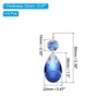 Unique Bargains Crystal Pendants Teardrop Beads for DIY Lamp Arts Crafts Decoration 10 Pcs - 2 of 4