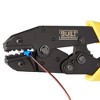 Built Industrial 5 Piece Ratcheting Wire Crimper Tool Kit for Construction, Home Improvement, Black and Yellow - 3 of 4