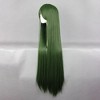 Unique Bargains Women's Halloween Wigs 39" with Wig Cap Green - 3 of 4