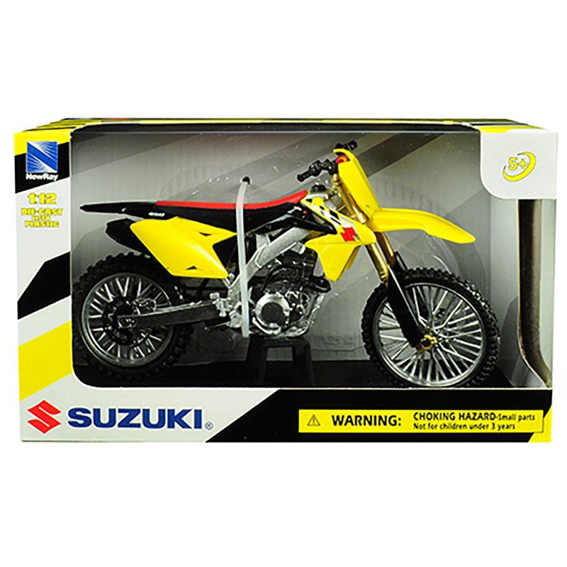 Suzuki RM-Z450 Yellow 1/12 Motorcycle Model by New Ray, 3 of 4