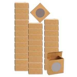 Unique Bargains Bakery Candy Jewelry Soap Display Kraft Mini Gift Boxes 32 Pcs - 1 of 4