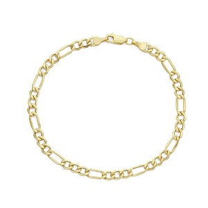 Giorgio Di Vicenza 14K Yellow Gold Men's 4.4mm Figaro Chain Bracelet - 1 of 2