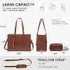 Laptop Bag for Women Vintage Work Tote Bag 15.6 inch Large Capacity Computer Purse with Clutch for Teacher - 4 of 4