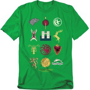 Game Of Thrones House Sigils Adult T-Shirt - 1 of 4