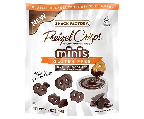 Pretzel Crisps Minis Dark Chocolate Crunch - 5.5oz
