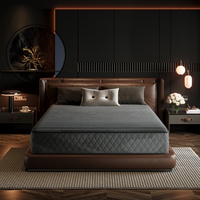 Swedrea Hybrid Mattress Medium Cooling Memory Foam in Black