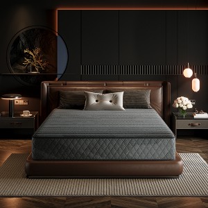 Swedrea Hybrid Mattress Medium Cooling Memory Foam in Black - 1 of 3