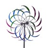 Sandinrayli 79 in. Metal Kinetic Wind Spinner for Garden and Yard Decoration Windmill Ornamental - 4 of 4