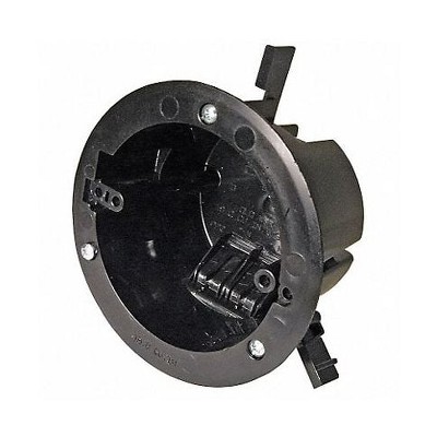 Cantex 18 cu in Black Polycarbonate Round Ceiling Box