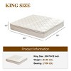 King Size Memory Foam & Pocket Springs, Medium Firm Hybrid Mattress for Zoned Support, CertiPUR-US & OEKO-TEX Certified-Coolbibila - 4 of 4