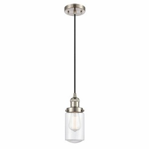 Dover - 1 Light Cord Hung Mini Pendant In Traditional Style-10.25 Inches Tall and 4.5 Inches Wide - 1 of 1
