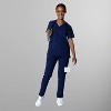 Members Only Siena V-Neck Scrub Top for Women With Double Chest And Waist Pockets - 4 of 4