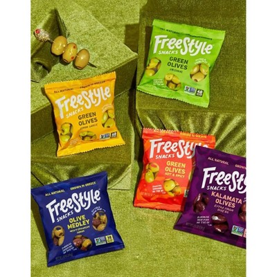 Freestyle Snacks Mediterranean Herb Medley Olives - 1.1oz