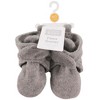 Hudson Baby Baby and Toddler Cozy Fleece Booties, Heather Gray - 2 of 2