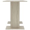 vidaXL Dining Table Sonoma Oak 43.3"x23.6"x29.5" Engineered Wood - 4 of 4