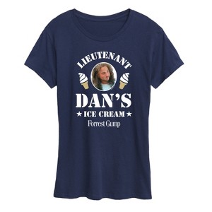 Women's - Forrest Gump - Lieutenant Dan's Ice Cream Short Sleeve Graphic T-Shirt - 1 of 4