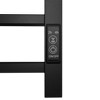 Towel Warmer 6 Bar Electric Heated Towel Rack Wall Mount Plug-in/Bath Towel Heater Matt-Black - Timer - 4 of 4