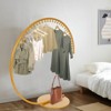 YIYIBYUS Freestanding Heavy Duty Industrial Pipe Clothing Rack, Portable Commercial Clothes Display Rack - 2 of 4