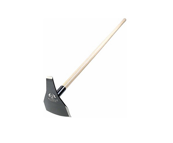 Rogue Hoe 5.5 Inch Steel Triangle Blade Fire Line Hoe With Ash Wood Handle