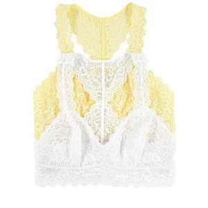 Jezebel by Felina Women's Lace Bralette 2 Pack - 1 of 3