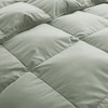 Peace Nest All-Season Medium Warmth Solid Pattern Duvet Insert White Goose Feather Comforter - 2 of 4