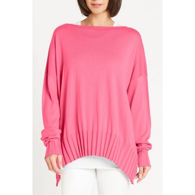 Women's Ribbed Boatneck Top - PLANET by Lauren G.