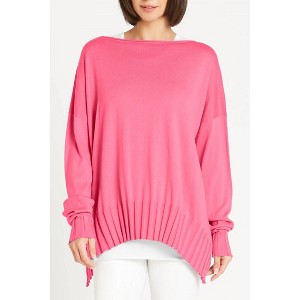 Women's Ribbed Boatneck Top - PLANET by Lauren G. - 1 of 2