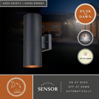 Vaxcel Chiasso 2 - Light Wall Light in  Textured Black