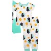 Disney Toddler Girl's Princess 4-Piece Cotton Pajama Sets - 3 of 4