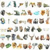 Wrapables Waterproof Vinyl Stickers for Water Bottles, Laptop, Phones, Skateboards, Decals for Teens, 100pcs, Majestic Creatures - 2 of 4