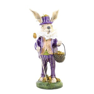 Charles Mcclenning 11.0 Inch Augustus Easter Spring Rabbit Bunny Figurines - 1 of 4