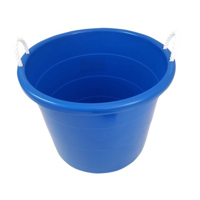 toy bucket with rope handles