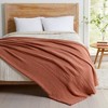 Market & Place 100% Cotton Muslin Bed Blanket - 2 of 4