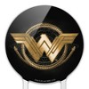 Wonder Woman Movie Golden Lasso Logo Acrylic Cake Topper - 3 of 4