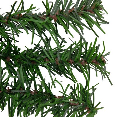 36" Green Pine Artificial Christmas Wreath with Metal Frame
