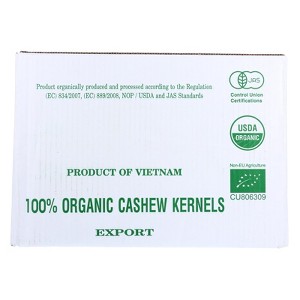 Woodstock Farms Organic Whole Raw Cashews - 25 lb - 1 of 4
