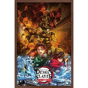Trends International Demon Slayer: Infinity Castle (2025) - Group Key Art Framed Wall Poster Prints - 1 of 4