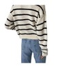 Women's Harbor Crochet Striped Sweater - SIX/FIFTY - 2 of 4
