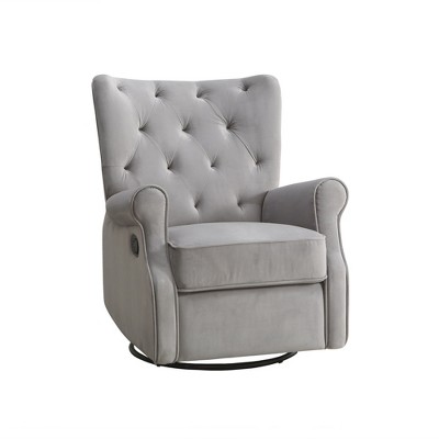 Second Story Home Alice Wingback Swivel Recliner : Target