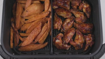 Cinnamon Dual Basket Electric Air Fryer with VersaZone Technology