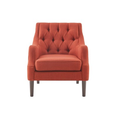 VYNXARIA Vintage inspired style Button Tufted Accent Chair£¬Spice