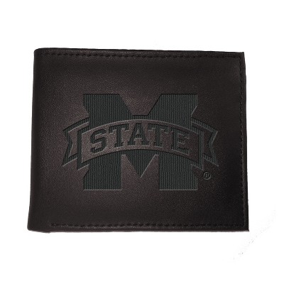 Evergreen NCAA Michigan State Spartans Black Leather Bifold Wallet Officially Licensed with Gift Box